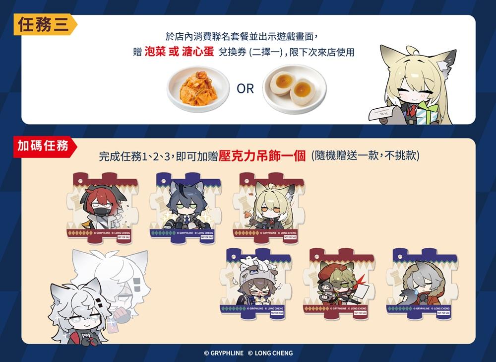 麵匡匡x《明日方舟》聯名活動內容。（圖／品牌提供）