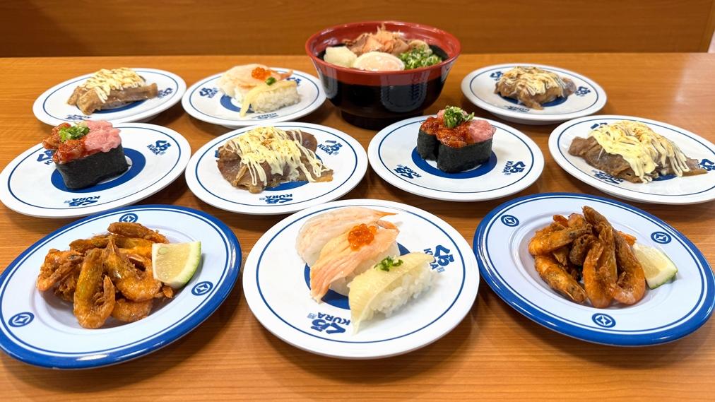 藏壽司夏日美味即日起登場，壽司每份售價40-80元，烏龍麵130元。（圖／品牌提供）