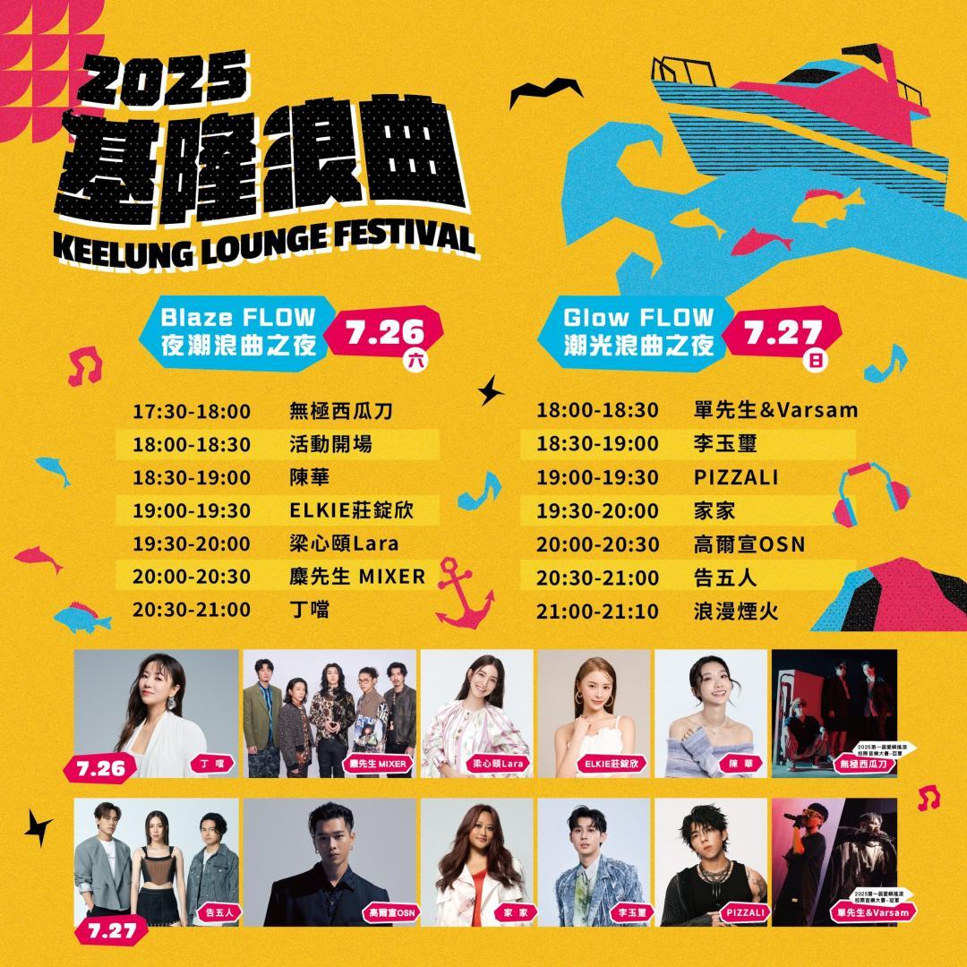 2025基隆浪曲嘉年華的表演陣容正式出爐。（圖／翻攝自潮嚮 ‧ 山海基隆FB）