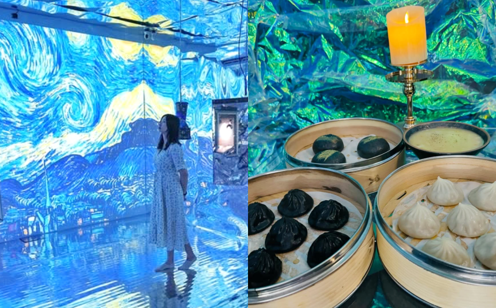 「全台最美小籠包」開幕爆紅！迷你版teamLab藏在台南、網友搶拍星夜場景