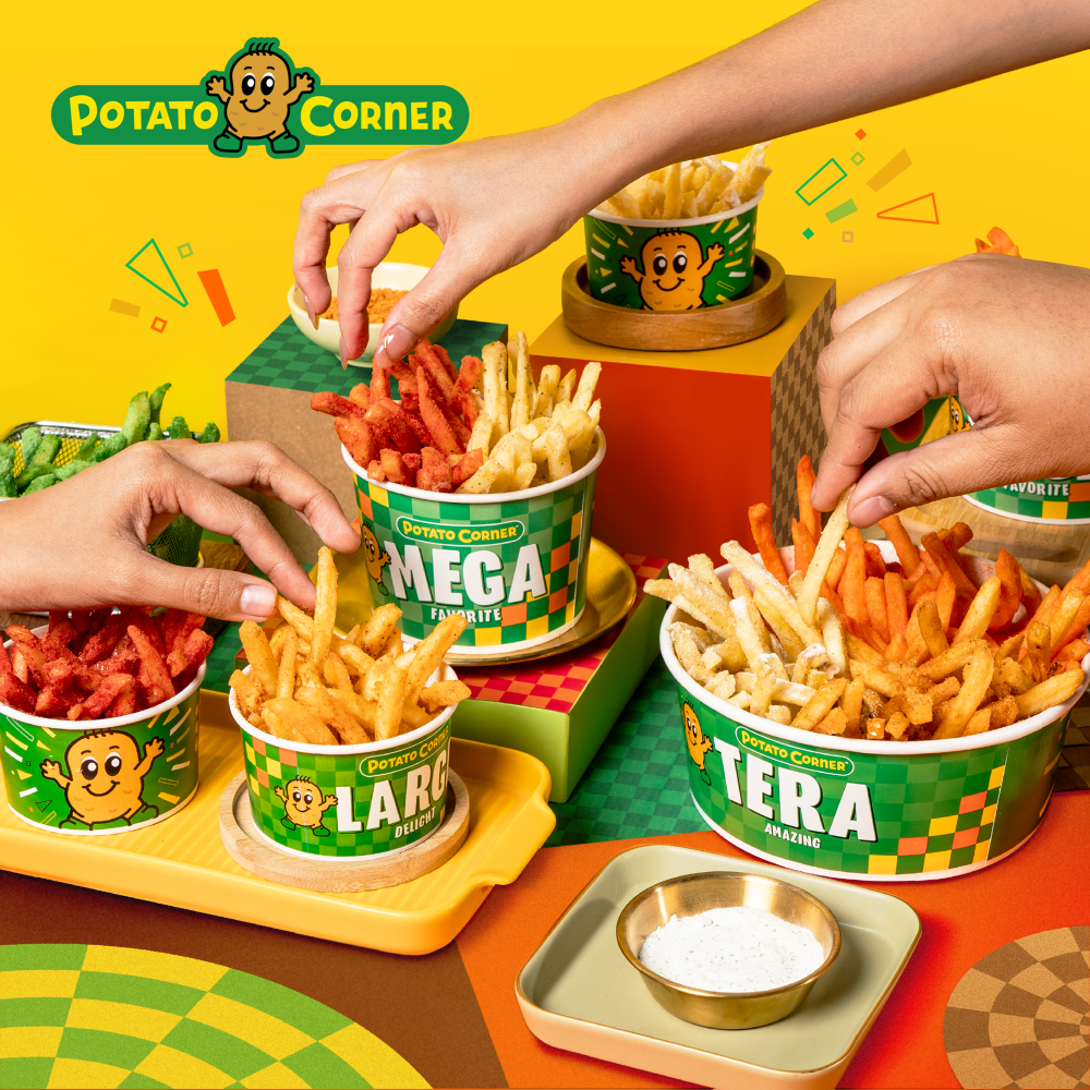 「Potato Corner」由富錦樹集團代理登台，台灣首店8月4日正式開幕。（圖／品牌提供）