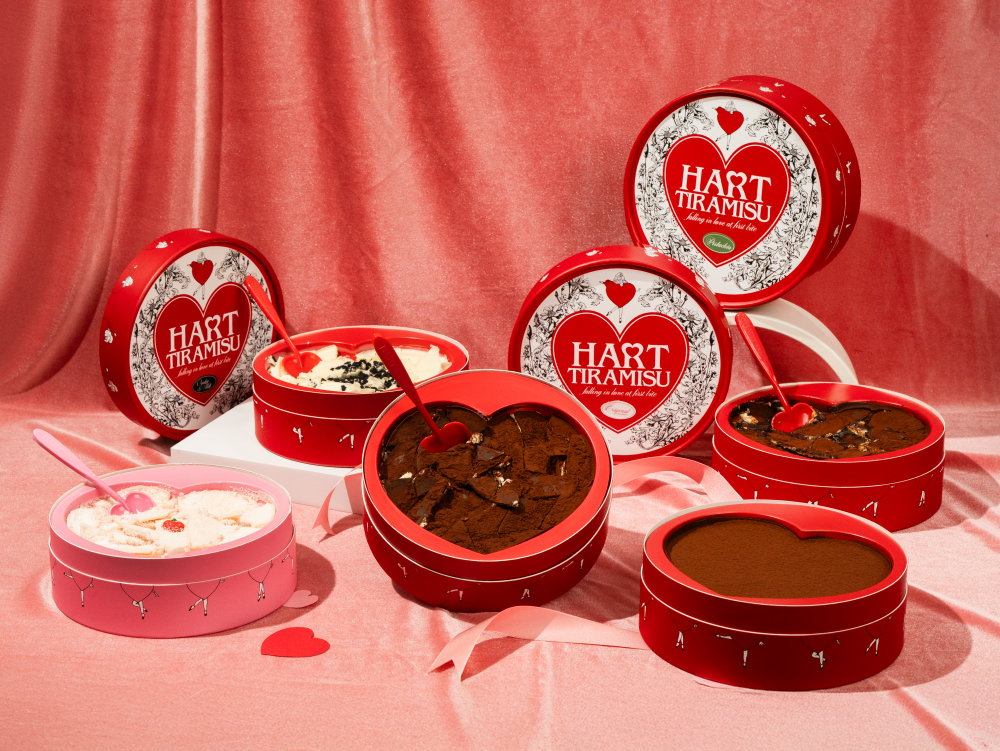 韓國甜點品牌「HART TIRAMISU」快閃登台，帶來5種口味的提拉米蘇。（圖／品牌提供）