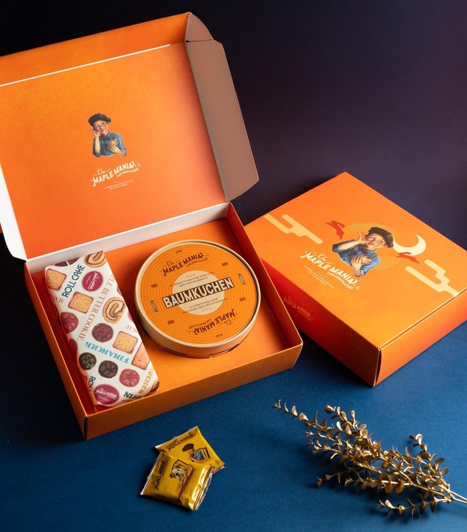 The MAPLE MANIA楓糖男孩」2025年台灣限定「中秋限定年輪綜合禮盒」1350元 。（圖／品牌提供）