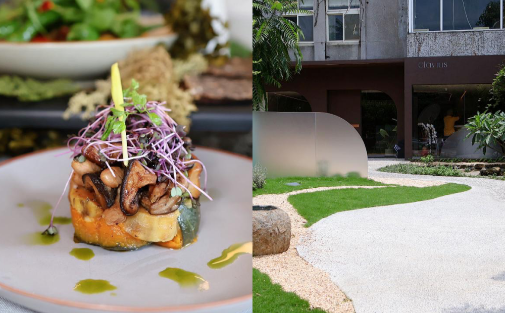 「雲川水月」去年新開幕插旗台北富錦街，現代侘寂風格的用餐空間成為特色。（圖／記者郭宣暄攝）