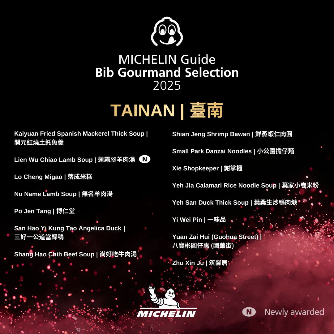 2025米其林必比登推介名單出爐！37家新入選、新北新竹各15家數量最多