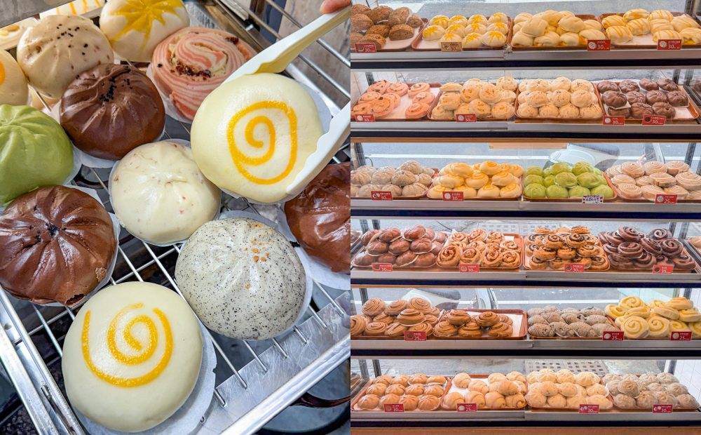 「包囍饅頭」推出超過40種創新饅頭口味，每款售價約20元至40元。（圖／大口吃，大口玩台南提供）
