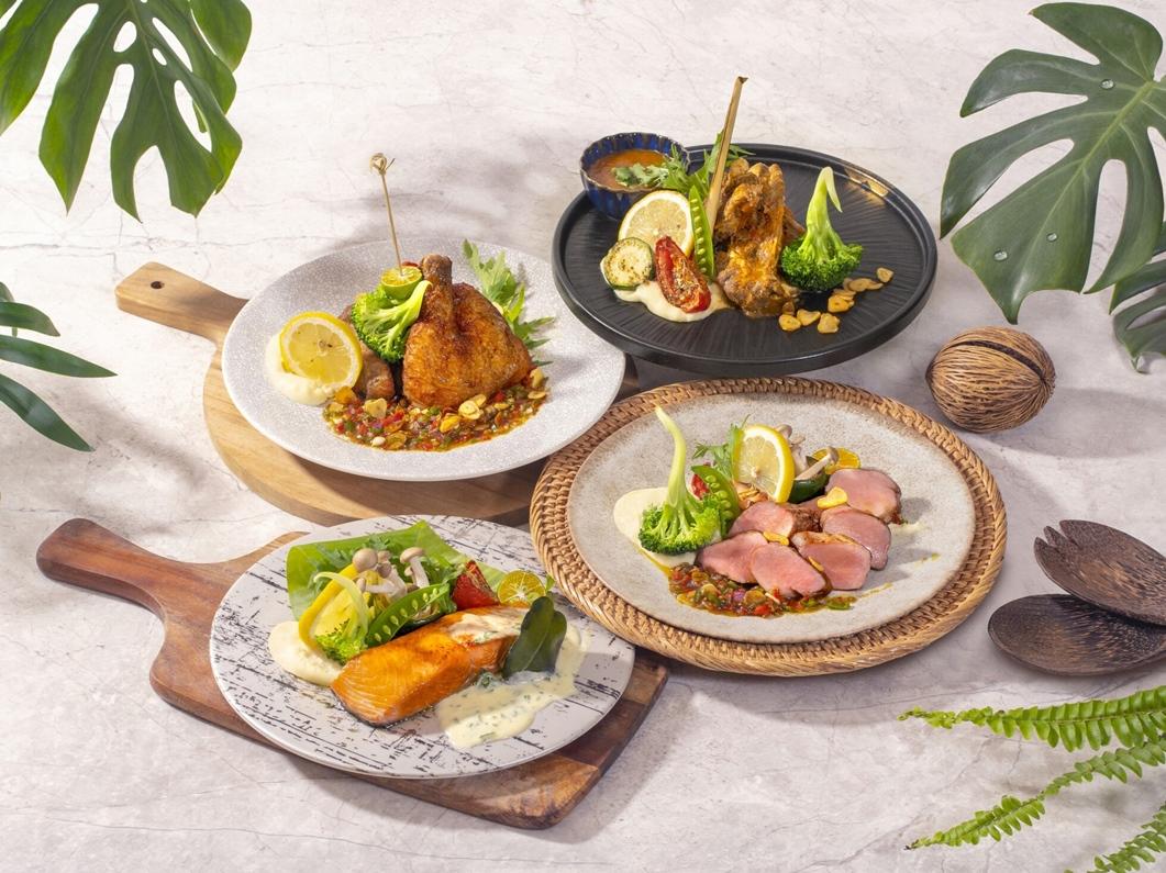 花園thai thai泰式輕食自助沙拉吧，每位580元+10%，活動期間兩位成人同行即免費招待一位孩童。（圖／業者提供）