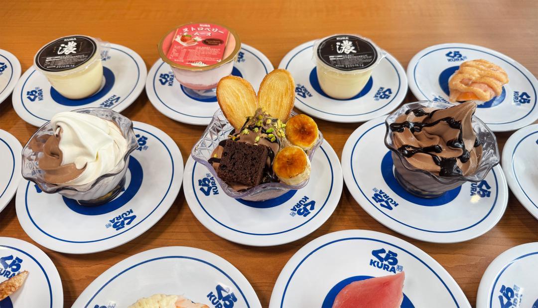藏壽司9月推薦必吃3款比利時巧克力霜淇淋甜點。(圖/品牌提供)