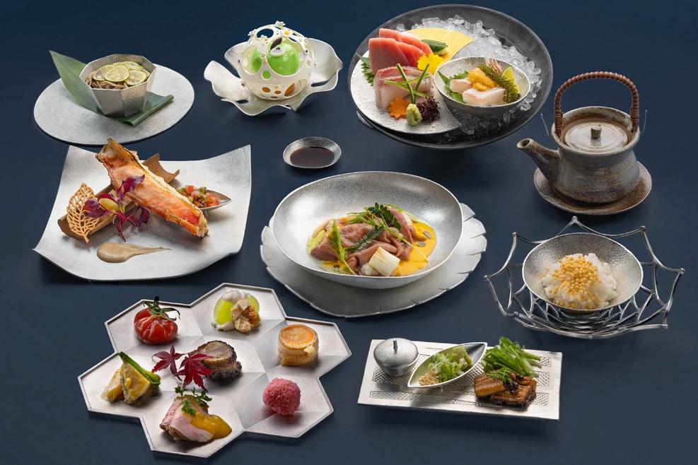 高雄日航酒店設計能作「錫禮饗宴」和食套餐。（圖／高雄日航酒店提供）