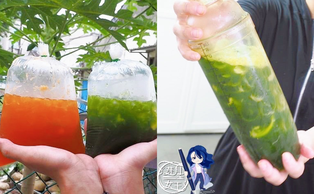 「暴打系列飲品」現打檸檬散發濃郁香氣。（圖／民宿女王芽月提供）