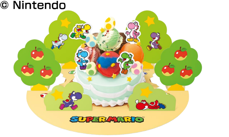 「耀西 繽紛31造型冰淇淋蛋糕」1550元。（圖／品牌提供）