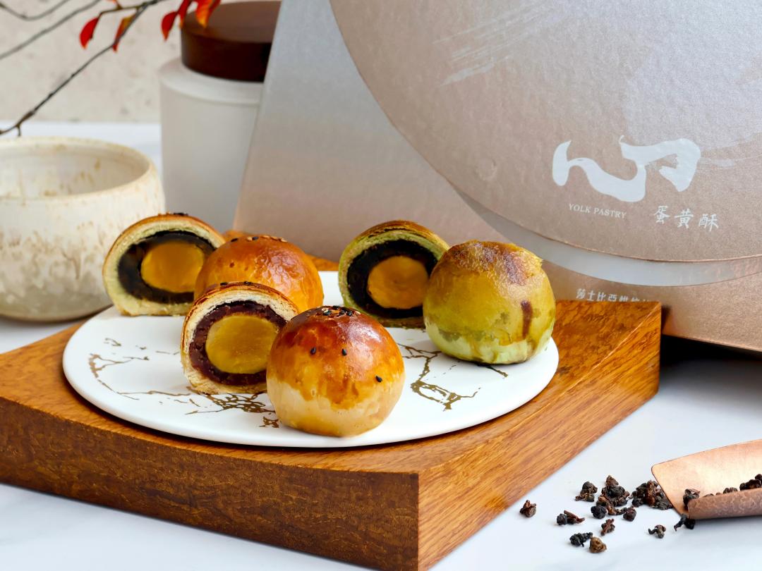 「心禧-典藏秋韻」中秋蛋黃酥禮盒，1,488元。