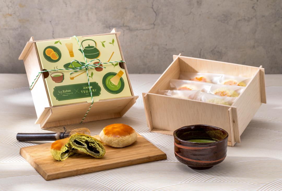 「綜合燒餅禮盒」含經典蜂蜜燒餅、辻利抹茶蜂蜜燒餅各4入，750元。