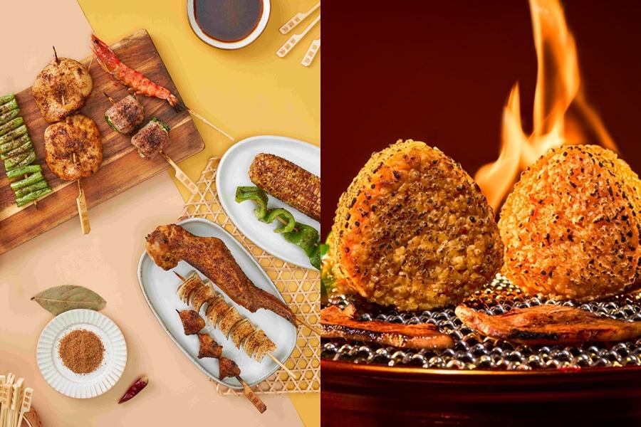 中秋烤肉新吃法！荷卡烤飯糰５口味完勝吐司、焦糖楓串烤派對包送獨家醬粉