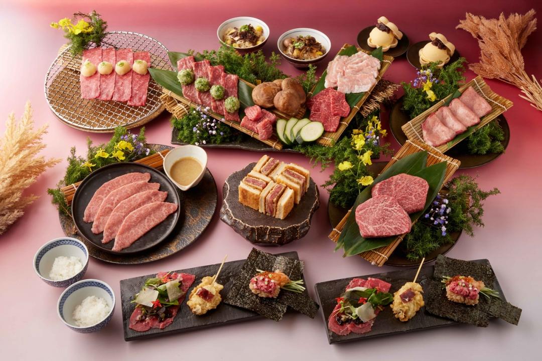 KANPAI CLASSIC於9月26日至10月12日推出「月升套餐」，共9道燒烤料理，每人2,380元，另加10%服務費。（圖／品牌提供）