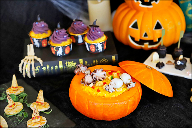 和逸飯店‧台南西門館Cozzi KITCHÉN餐廳將於10月25日推出「魔法萬聖晚宴」，打造30款以上節慶限定料理。（和逸飯店‧台南西門館提供）