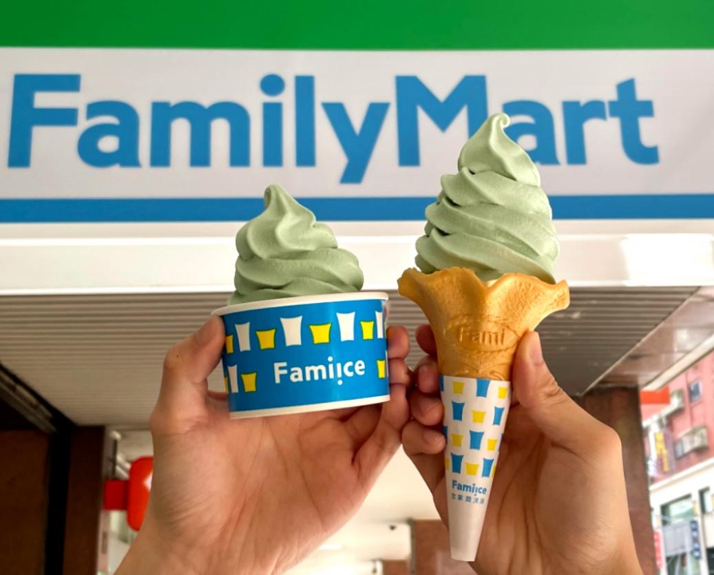 「被超商耽誤的霜淇淋專賣店」全家便利商店10/5起於限定7門市推出「香香菜菜霜淇淋」新口味。（圖／超商提供）