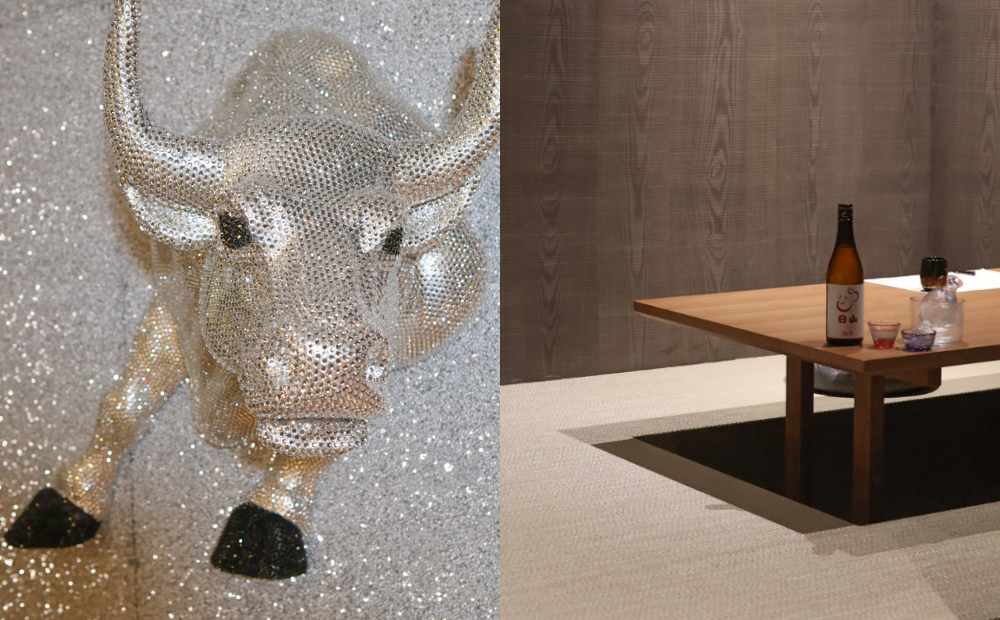 包廂特別提供挑選筷子的服務，VIP顧客還能獲得特製繡有姓氏的口布。（圖／記者郭宣暄攝）