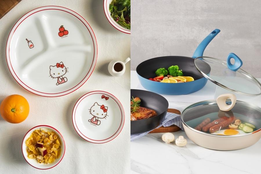 Hello Kitty聯名餐具55折、全新不沾懶人鐵鍋買2送1!康寧週年慶優惠開跑 Hello Kitty聯名餐具55折、全新不沾懶人鐵鍋買2送1!康寧週年慶優惠開跑
