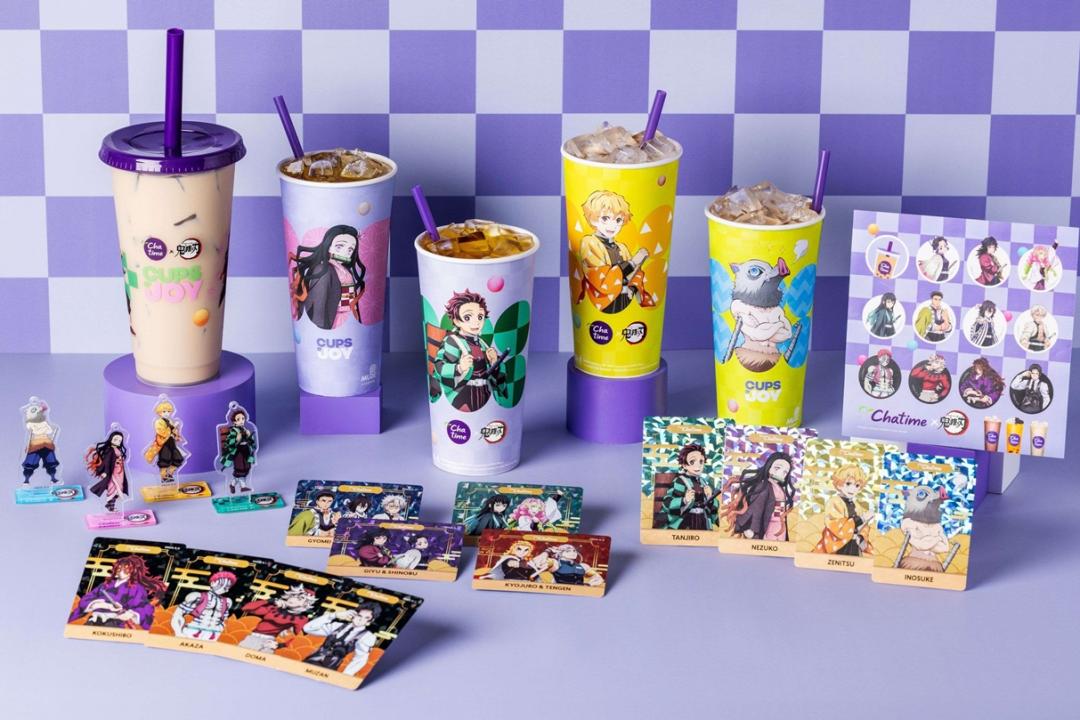 Chatime日出茶太即日起至11月16日推出《鬼滅之刃》限時聯名活動。（圖／品牌提供）
