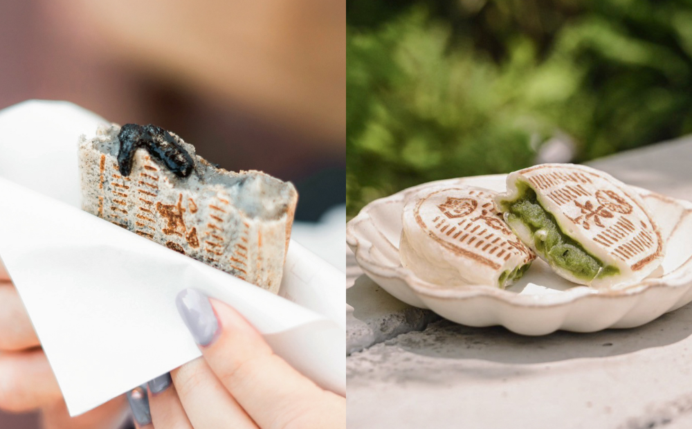 米弎豆的靈魂產品「小判餅」推出抹茶、黑芝麻等多種口味。（圖／品牌提供）