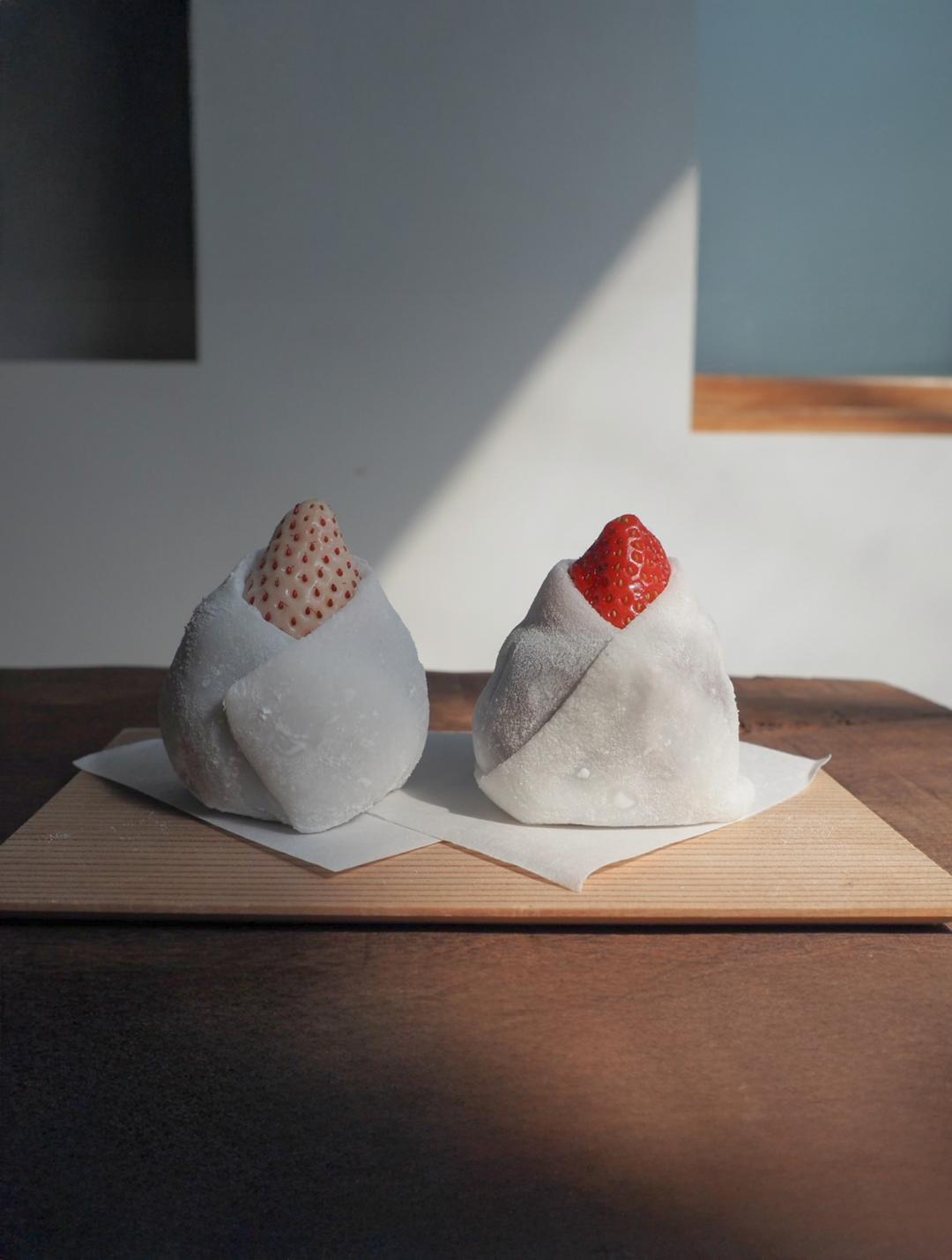 米弎豆也將持續推出「季節性水果大福」，以當令水果搭配綿密麻糬。（圖／品牌提供）