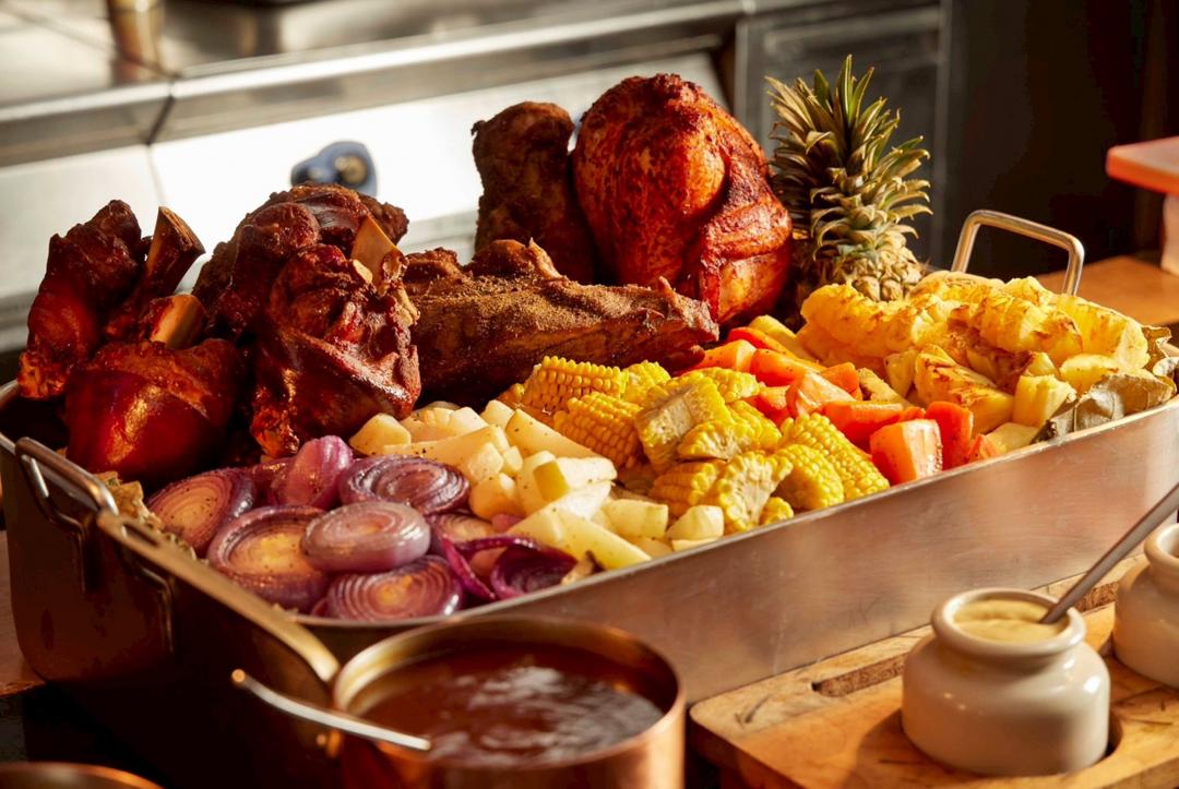 台北艾麗LA FARFALLA義式餐廳現切牛排吃到飽。（圖／飯店提供）