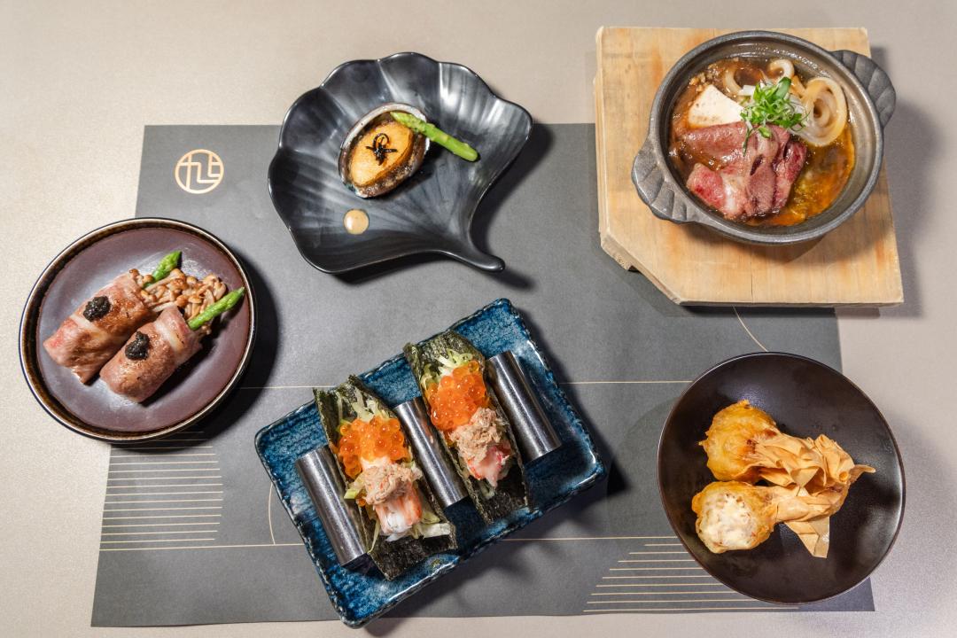 旭集同步供應極上雪蟹、A5和牛以及鮮嫩鮑魚限定料理。（圖／品牌提供）