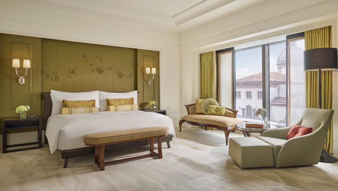 台北「文華東方酒店」優雅的歐式建築美學令人彷若置身歐洲。（圖／飯店提供）