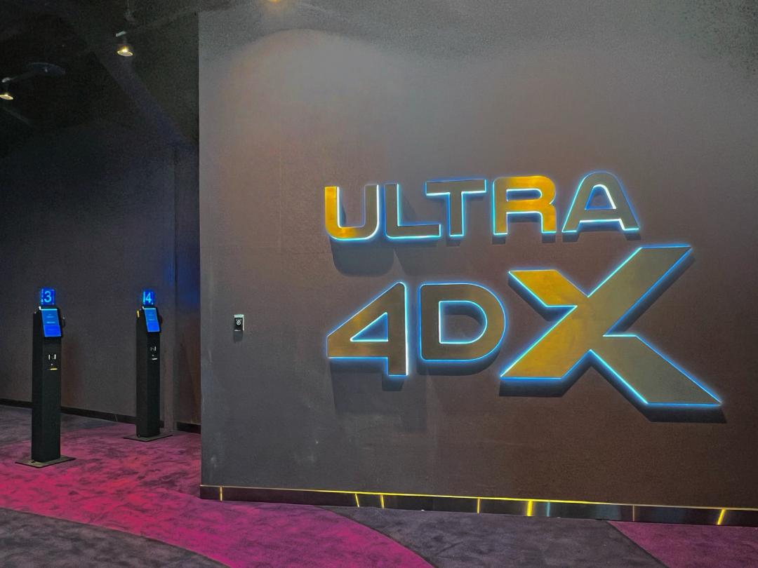 大巨蛋秀泰影城斥資四億集結ULTRA 4DX、SCREENX、DolbyVision+Atmos三大震撼技術 。（圖／大巨蛋秀泰影城提供）