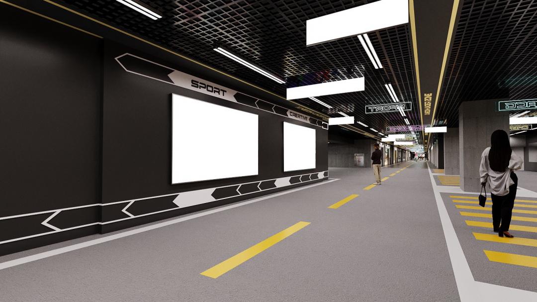 「西門地下市」第三廣場。（圖／新想 Daydreamer提供）