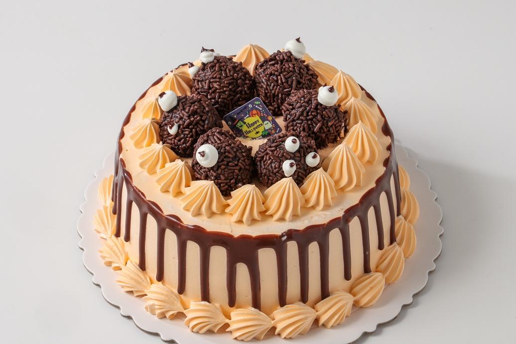 6吋煤炭小精靈蛋糕750元。（圖／業者提供）