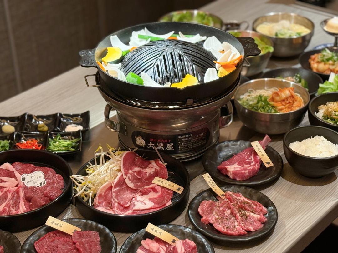 北海道正宗烤羊肉「旭川成吉思汗 大黑屋」海外首店插旗台北中山區，10月24日盛大開幕。（圖／記者郭宣暄攝）