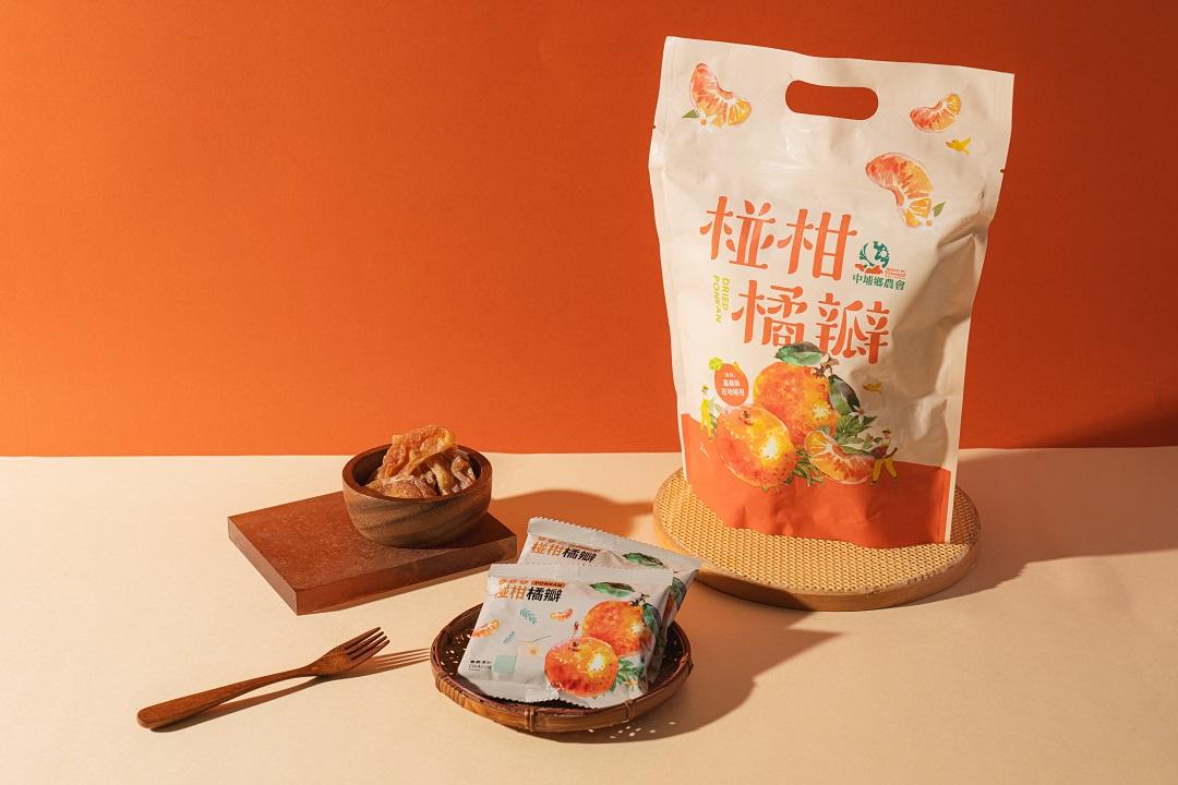 「椪柑橘瓣」14包售價225元。(圖/翻攝自中埔鄉農會網站)
