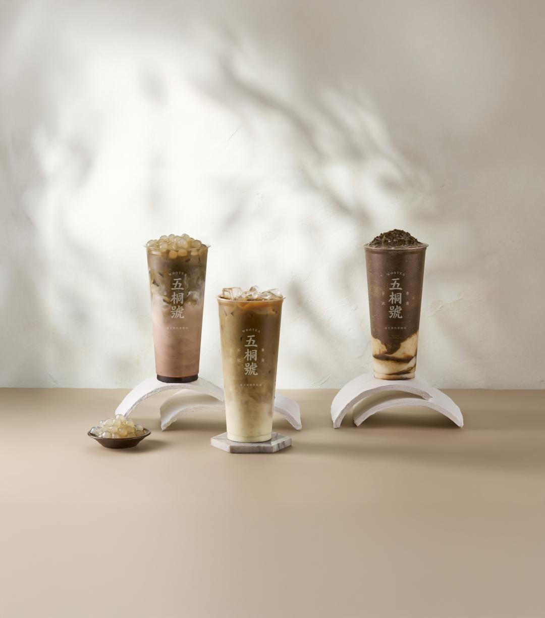 五桐號以日本鹿兒島焙茶為基底，推出三款焙茶系新品。（圖／品牌提供）