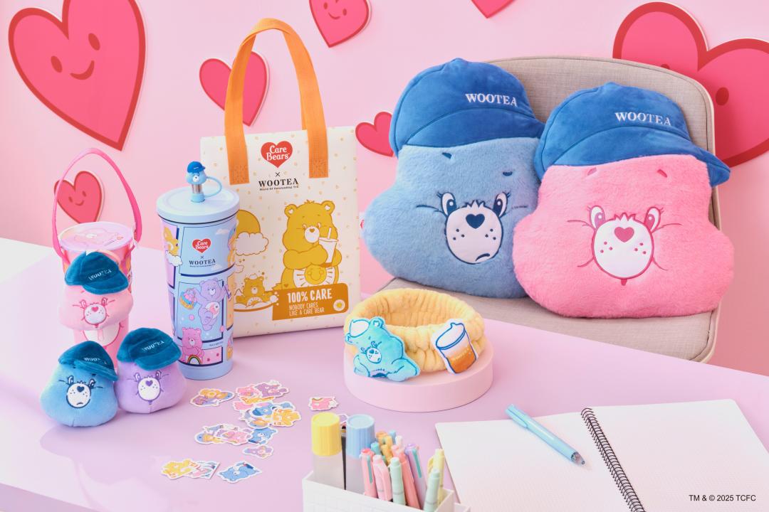 五桐號聯名Care Bears推６款周邊！百元加購飲料提袋、開喝焙茶新品