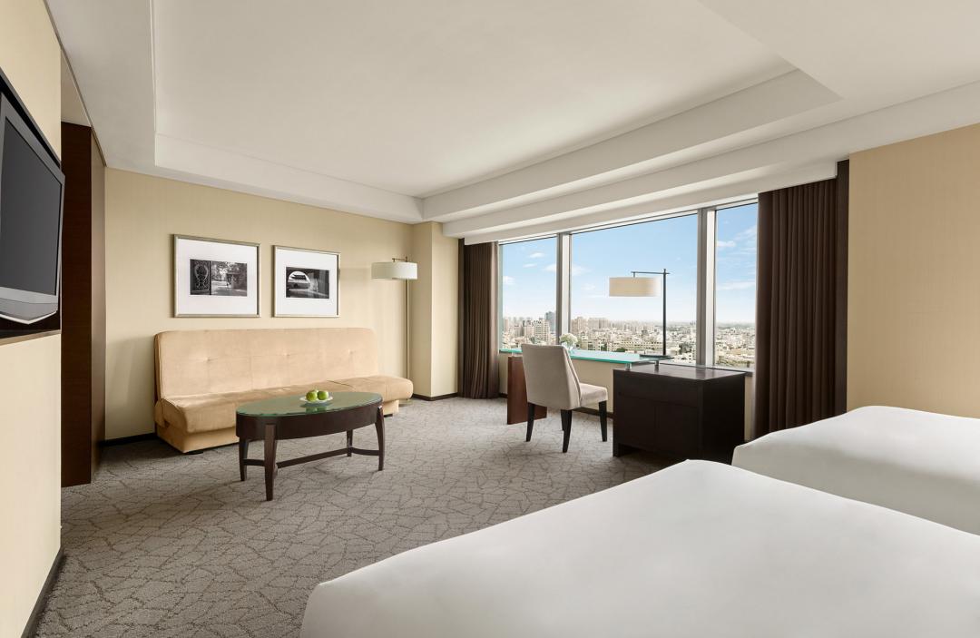 台南遠東香格里拉飯店搭旅展檔期推出線上住宿與餐飲雙優惠方案，搶吸來台南的旅遊族群買氣。（台南遠東香格里拉飯店提供）