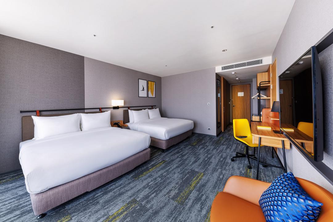 嘉義福容voco酒店祭出雙11優惠,第二晚每人僅需加價1111元。(圖/飯店提供)