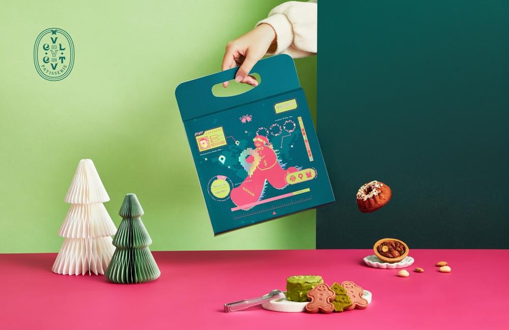 法絨Velvet Patisserie「聖誕潛行：小薑送禮計畫」禮盒早鳥預購價599元（原價630元）。（圖／品牌提供）