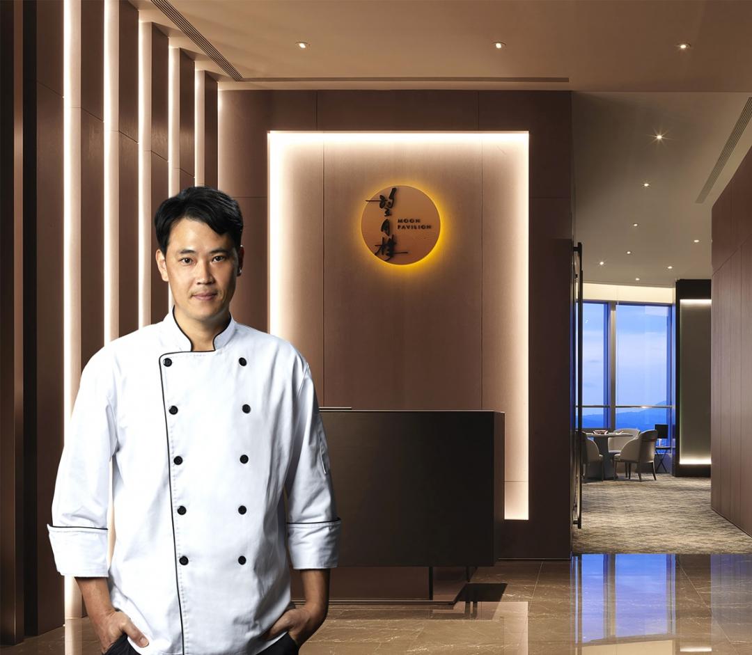 望月樓新聘主廚邱龍俊，特別在風味和擺盤融入精煉的新意，呈現當代粵菜之美。