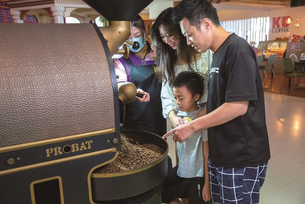 園區內有首座以咖啡為主題的「咖啡博覽館」常設展。（圖／園方提供）