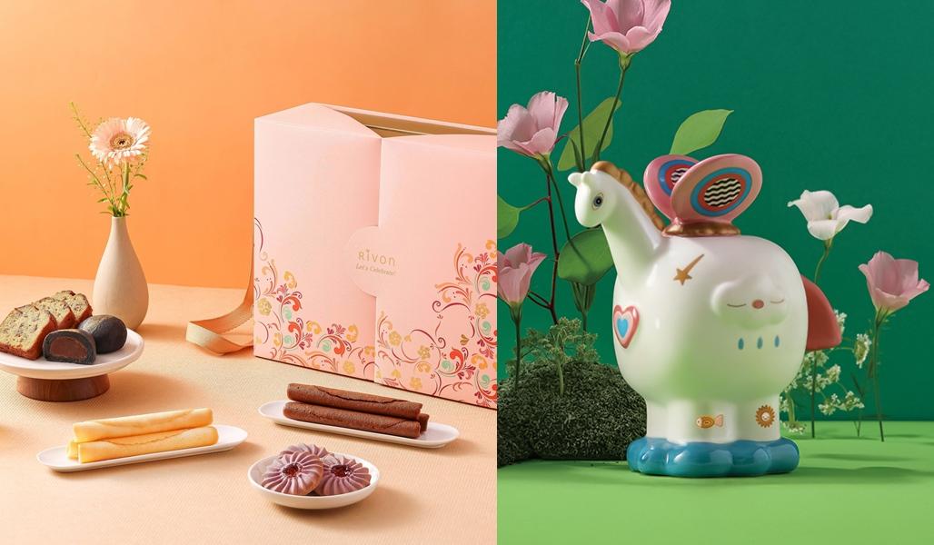 禮坊公益禮盒系列1000元。瓷器禮盒「旺福馬」系列699-2680元。（品牌提供）