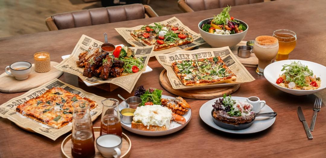 「白霧時光」提供近百道結合地中海風味、義式料理與台式元素等，發展出更具彈性與選擇性的餐食結構。（品牌提供）