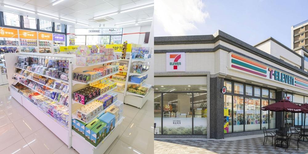7-ELEVEN於八里中山路商圈打造雙北首間Fresh店型「Fresh橋港門市」。（超商提供）