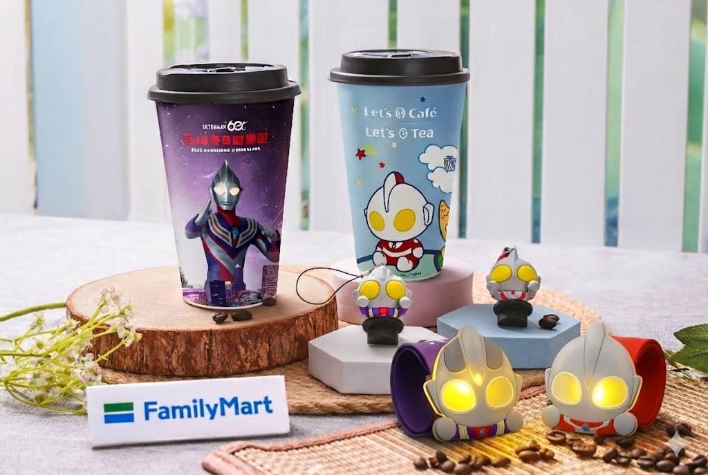 高雄冬日遊樂園×全家推「超人力霸王」聯名杯身、拍拍燈手環