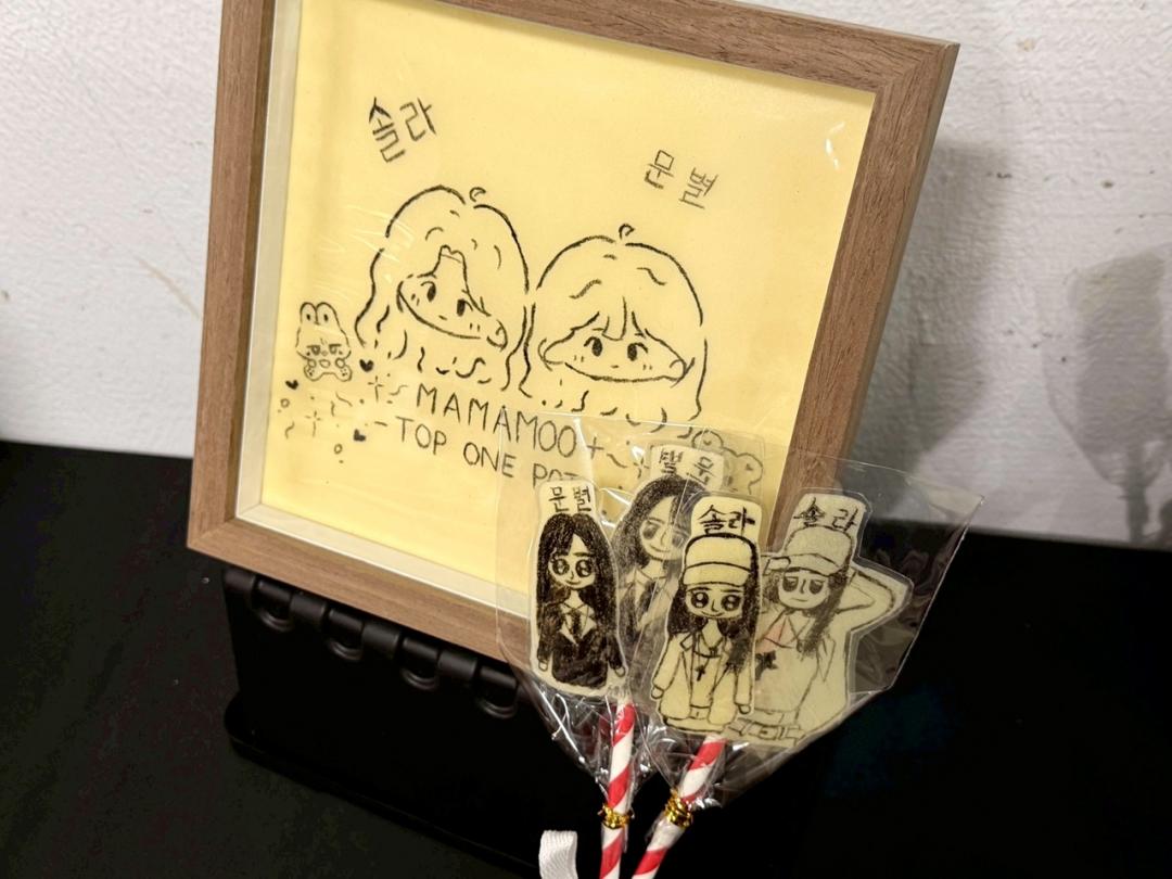 這一鍋為MAMAMOO+成員畫下千張豆腐紙應援。（品牌提供）