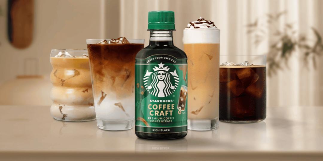 灣雀巢攜手星巴克家享咖啡正式推出全新型態產品「STARBUCKS® COFFEE CRAFT 咖啡濃縮液」。（品牌提供）