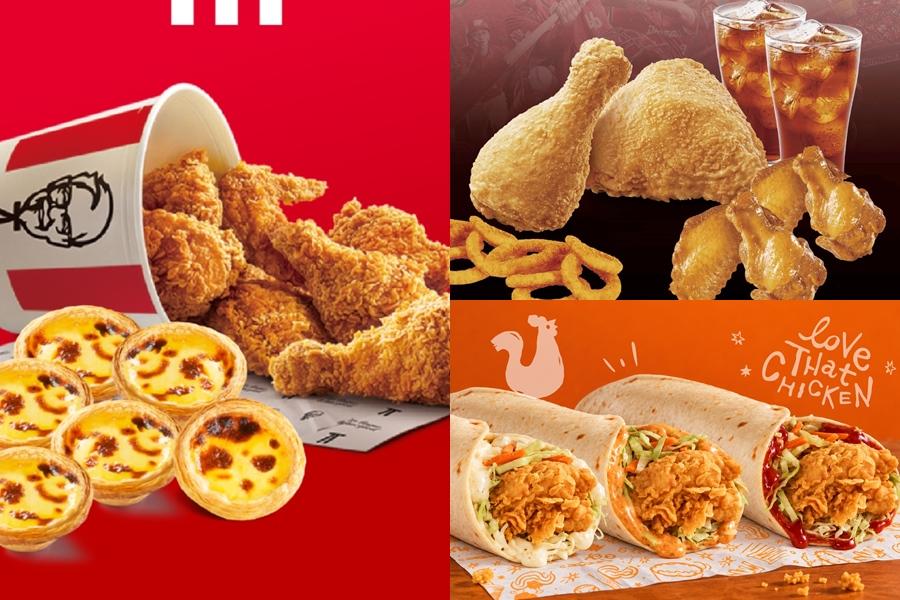 肯德基買一送一來了！Popeyes勁脆雞柳捲、德克士聯名味全龍應援餐開吃