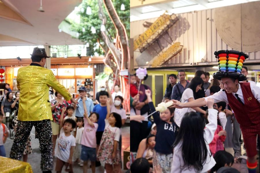 10月17日（六）白天有街頭藝人、魔術、氣球與樂團輪番演出，大小朋友都能一起玩。（品牌提供）