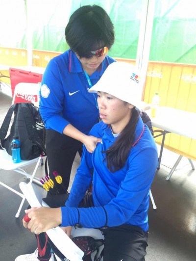 奧運》台灣射手們背後的小媽媽 防護員立大功